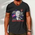 Funny Joe Biden Happy Christmas In July Usa Flag V3 Men V-Neck Tshirt