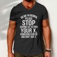 Funny MathShirts Gifts For Math Lovers Dear Algebra Men V-Neck Tshirt