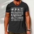 Funny Mechanical Engineer Label Men V-Neck Tshirt