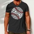 Funny Polka Dot Baseball Lover Player International Dot Day Men V-Neck Tshirt