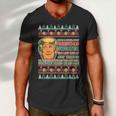 Funny Trump Ugly Christmas Sweater Men V-Neck Tshirt