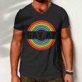 Gay Af Rainbow Lgbt Pride Month Men V-Neck Tshirt