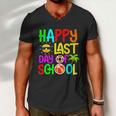 Happy Last Day Of School Teacher Student Graduation Gift Men V-Neck Tshirt