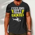 Helicopter Pilot Flight Medic Funny Feeling Good Men V-Neck Tshirt