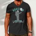 Houston We Have A Problem V2 Men V-Neck Tshirt