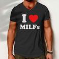 I Love Heart Milfs Tshirt Men V-Neck Tshirt