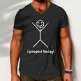 I Pooped Today V2 Men V-Neck Tshirt