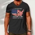 I Support American Oil From American Soil Keystone Pipeline Tshirt Men V-Neck Tshirt