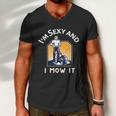 Im Sexy And I Mow It V2 Men V-Neck Tshirt