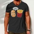Is That You Bro Funny French Fries Men V-Neck Tshirt