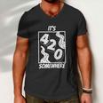 Its 420 Somewhere Funny Cannabis Men V-Neck Tshirt