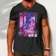 Japanese Cyberpunks Tokyo Streetwear Aesthetic Graphic Men V-Neck Tshirt