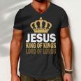 Jesus Lord Of Lords King Of Kings Tshirt Men V-Neck Tshirt