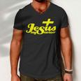 Jesus My Savior Christian Catholic Tshirt Men V-Neck Tshirt