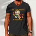 Just A Girl Who Loves Bearded Dragons Men V-Neck Tshirt