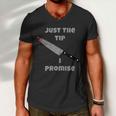 Just The Tip I Promise Halloween Knife Tshirt Men V-Neck Tshirt