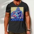 Justice For Harambe Rip Poster Men V-Neck Tshirt