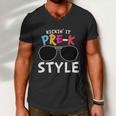 Kickin It Prek Sunglass Style Back To School Men V-Neck Tshirt