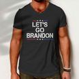 Lets Go Brandon Essential Brandon Funny Political Men V-Neck Tshirt