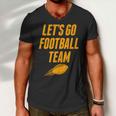 Lets Go Football Team Washington Football Fan Men V-Neck Tshirt