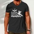 Little Monster Funny Halloween Quote Men V-Neck Tshirt