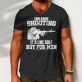 Long Range Shooting Its Like Golf But For Men Tshirt Men V-Neck Tshirt