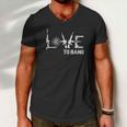 Love To Bang Design Tshirt Men V-Neck Tshirt