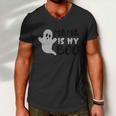 Mama Is My Boo Halloween Quote Men V-Neck Tshirt