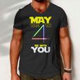 May The 4Th Be With You Lightsaber Tshirt Men V-Neck Tshirt