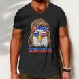 Merica Eagle Mullet 4Th Of July American Flag Cool Gift V2 Men V-Neck Tshirt