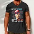Merry 4Th Of Happy Uh Uh You Know The Thing Funny 4 July Men V-Neck Tshirt