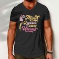 Mind Your Own Uterus Pro Choice Feminist Womens Rights Gift Men V-Neck Tshirt