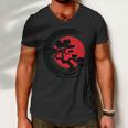 Minimalist Design Japanese Aesthetic Pocket Bonsai Men V-Neck Tshirt