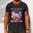 Mommy Of The Birthday Girl Candyland Candy Birthday Party Men V-Neck Tshirt