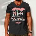 Mothers Day I Have Two Title Mom And Grandma Tshirt Men V-Neck Tshirt