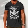 My Favorite Baseball Player Calls Me Mimi Men V-Neck Tshirt