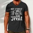 My Firts Trick Or Treat Halloween Quote Men V-Neck Tshirt