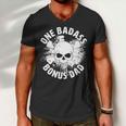 One Badass Bonus Dad Tshirt Men V-Neck Tshirt