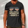 Patriotic 4Th Of July Stars Stripes And Reproductive Rights Funny Gift V2 Men V-Neck Tshirt