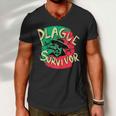 Plague Survivor Men V-Neck Tshirt