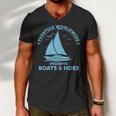 Prestige Worldwide Presents Boats & Hoes Tshirt Men V-Neck Tshirt