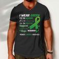 Promote Lymphoma Awareness Wear Green Tshirt Men V-Neck Tshirt