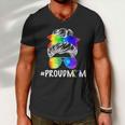 Proud Mom Lgbt Rainbow Pride Tshirt Men V-Neck Tshirt