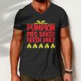 Pumpkin Pies Baked Fresh Daily Halloween Quote Men V-Neck Tshirt