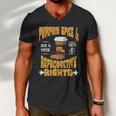 Pumpkin Spice And Reproductive Rights Fall Feminist Choice Gift V5 Men V-Neck Tshirt