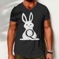 Q Anon Bunny Qanon Men V-Neck Tshirt