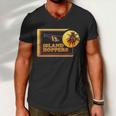 Retro Island Hoppers Tshirt Men V-Neck Tshirt