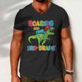 Roaring Into 3Rd Grade T_Rex Back To School Men V-Neck Tshirt