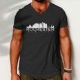 Rochester New York Skyline Men V-Neck Tshirt