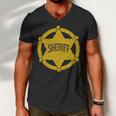 Sheriff Badge Tshirt Men V-Neck Tshirt